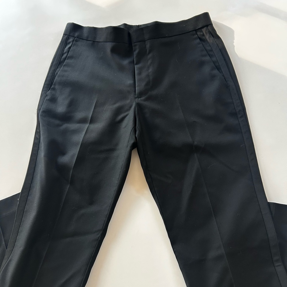 J. Crew Men's Elegant Black Thompson Tuxedo Pants